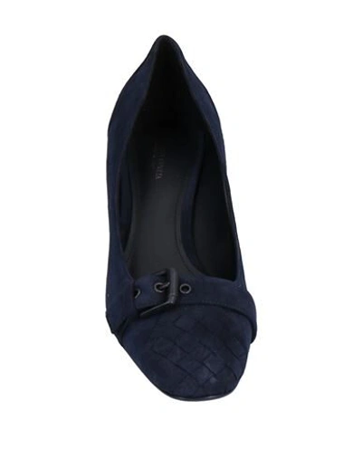 Shop Bottega Veneta Pumps In Dark Blue