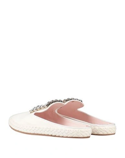 Roger Vivier Mules In White