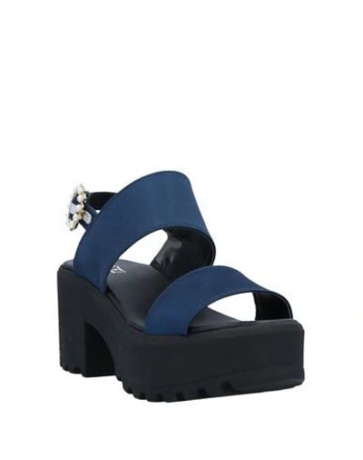 Cult Sandals In Dark Blue