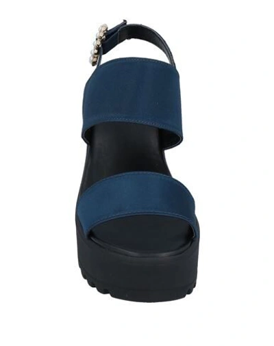 Cult Sandals In Dark Blue
