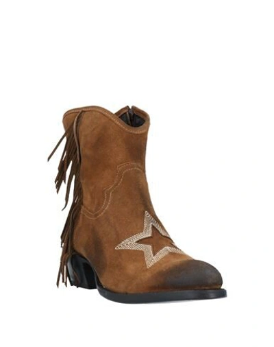 Shop Mezcalero Ankle Boots In Brown