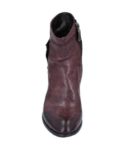 Shop Corvari Ankle Boot In Maroon