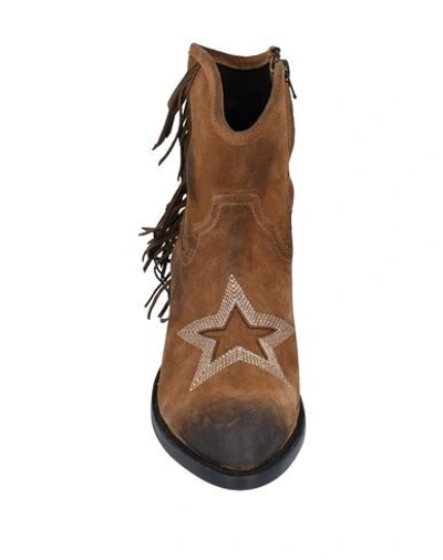 Shop Mezcalero Ankle Boots In Camel