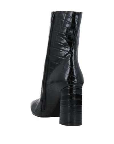 Shop Jeffrey Campbell Woman Ankle Boots Black Size 7 Soft Leather