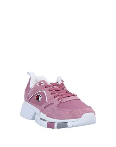 Shop Champion Sneakers In Mauve