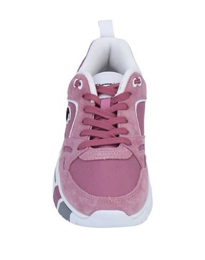 Shop Champion Sneakers In Mauve