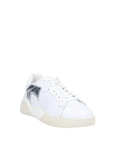 Shop Tod's Woman Sneakers White Size 6.5 Soft Leather