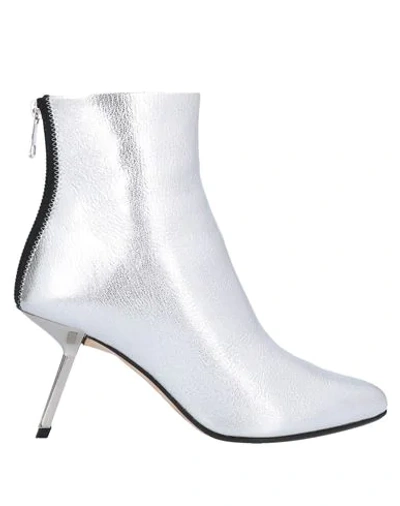 Shop Alchimia Di Ballin Ankle Boots In Silver