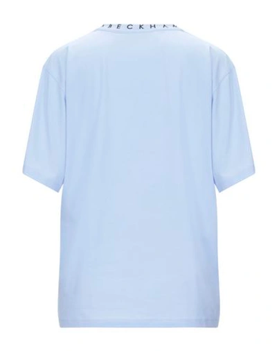 Shop Victoria Beckham T-shirt In Sky Blue