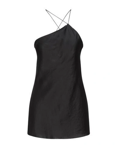 Shop Erika Cavallini Woman Top Black Size 8 Acetate, Polyester