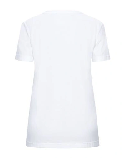 Shop Dolce & Gabbana Woman T-shirt White Size 6 Cotton