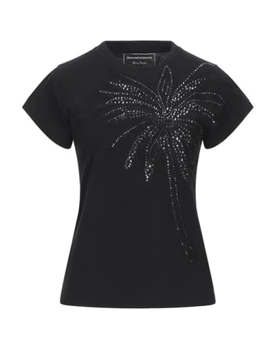 Ermanno Scervino Studded Palm T-shirt In Black