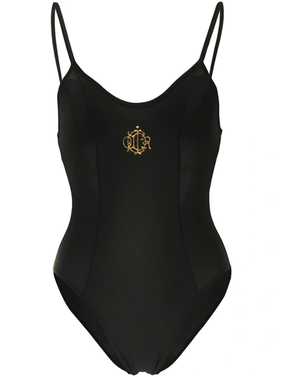 Pre-owned Dior 1990s  Lace-up Swimsuit In Black