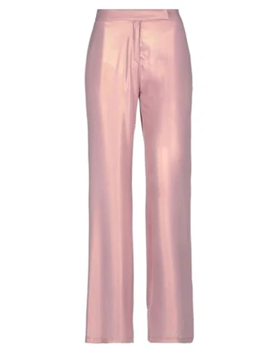 Shop Atos Lombardini Woman Pants Pink Size 10 Polyester