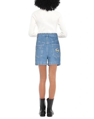 Shop Isabel Marant Denim Shorts In Slate Blue