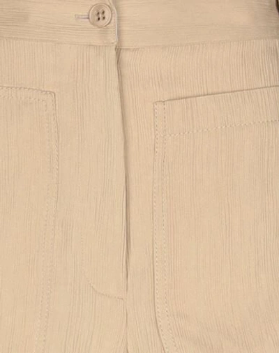 Shop Tibi 3/4-length Shorts In Camel