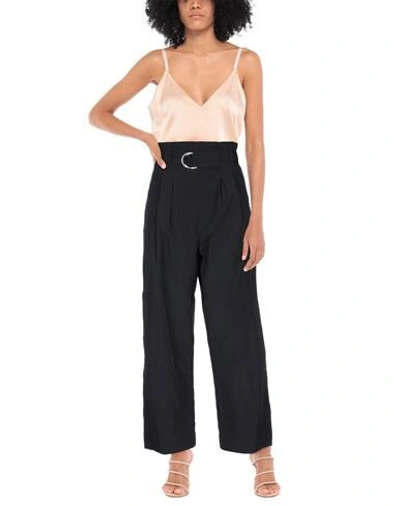 Shop Ganni Casual Pants In Black