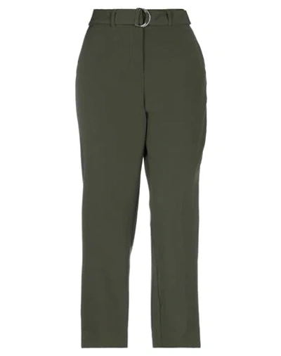 Shop Liu •jo Woman Pants Military Green Size 6 Polyester, Elastane
