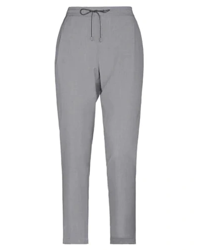 Shop Fabiana Filippi Casual Pants In Light Grey