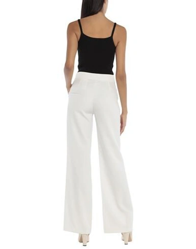 Shop Atos Lombardini Woman Pants White Size 4 Polyester, Rubber