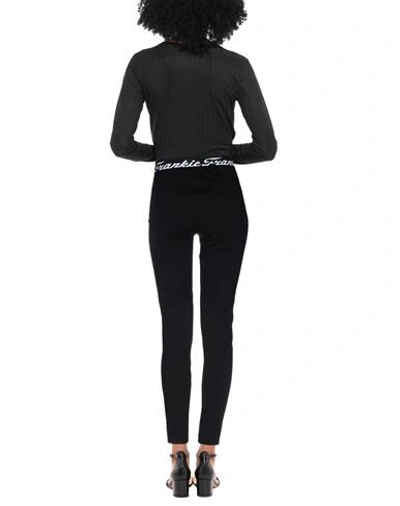 Shop Frankie Morello Woman Leggings Black Size 8 Viscose, Nylon, Elastane