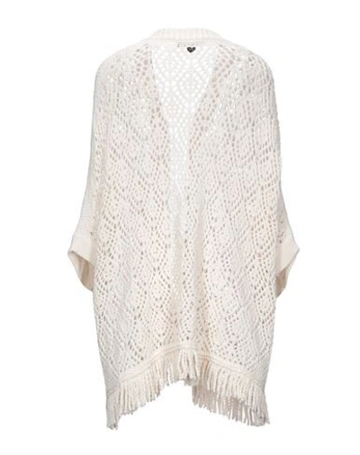 Shop Twinset Woman Cardigan Ivory Size S Cotton In White