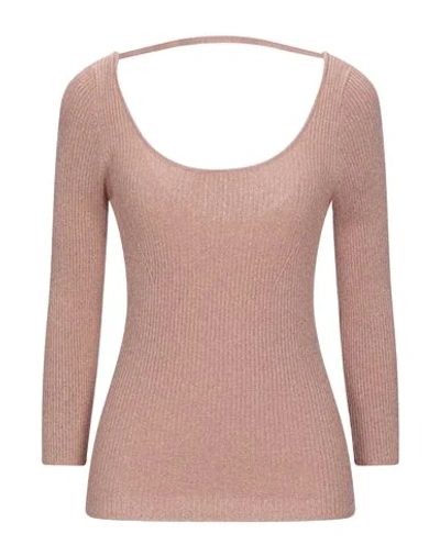 Shop Patrizia Pepe Woman Sweater Copper Size 2 Viscose, Polyamide, Polyester In Orange