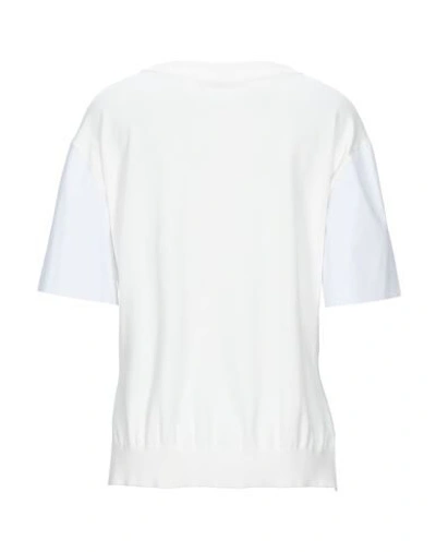 Shop Liviana Conti Woman Sweater White Size 8 Viscose, Polyamide, Cotton, Elastane