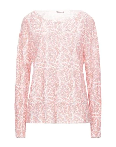 Shop Hemisphere Sweaters In Salmon Pink