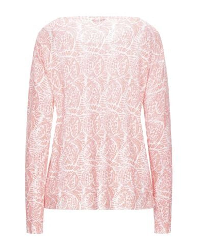 Shop Hemisphere Sweaters In Salmon Pink