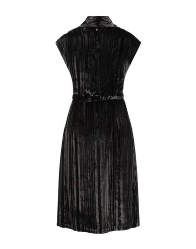 Shop Lorena Antoniazzi Short Dresses In Dark Brown