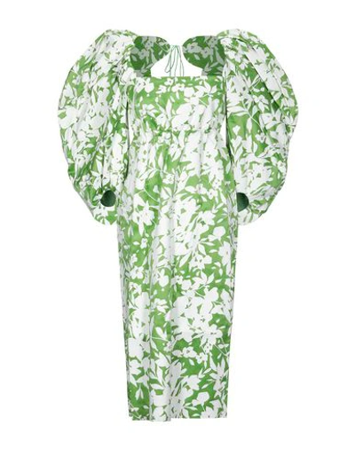 Shop Rosie Assoulin 3/4 Length Dresses In Green