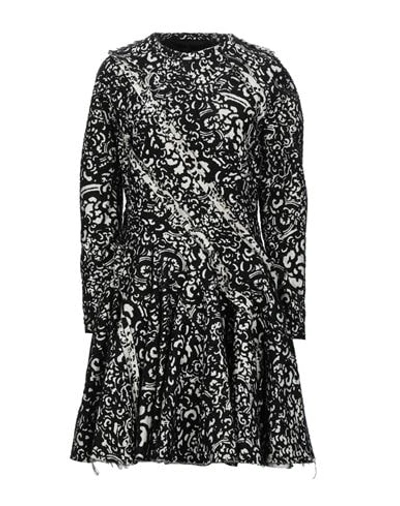 Shop Lanvin Short Dresses In Black