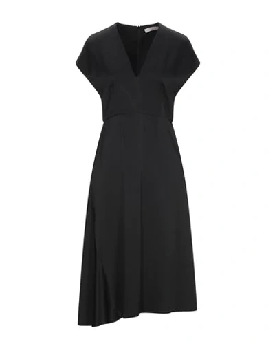 Shop Liviana Conti Woman Midi Dress Black Size 2 Acetate, Viscose, Polyester