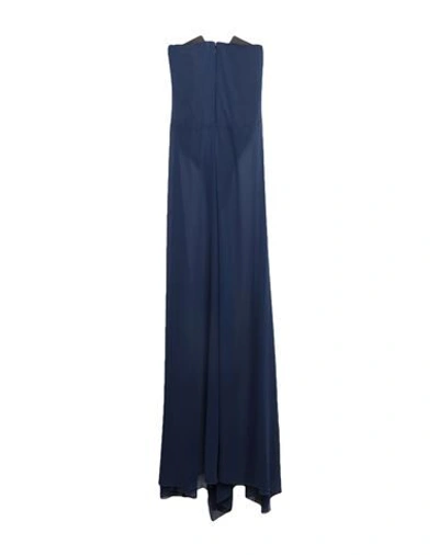 Shop Jijil Woman Maxi Dress Midnight Blue Size 8 Polyester, Cotton, Elastane
