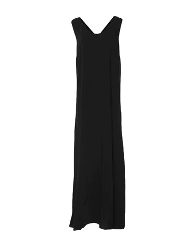 Shop P.a.r.o.s.h P. A.r. O.s. H. Woman Maxi Dress Black Size M Polyester