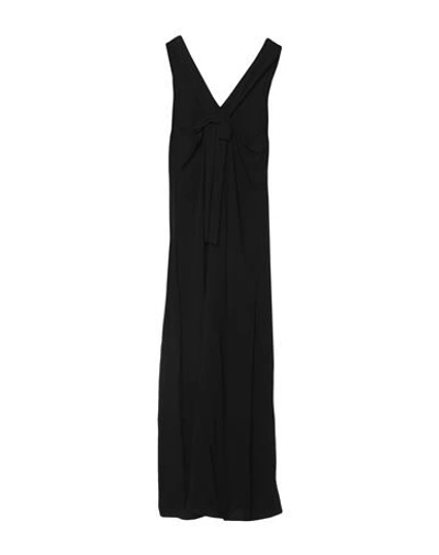 Shop P.a.r.o.s.h P. A.r. O.s. H. Woman Maxi Dress Black Size M Polyester
