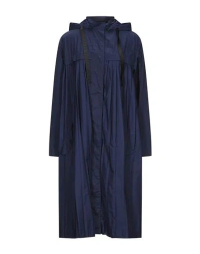 Shop Liviana Conti Overcoats In Dark Blue