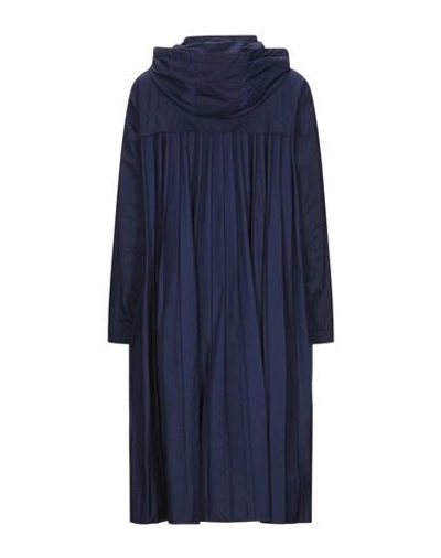 Shop Liviana Conti Overcoats In Dark Blue