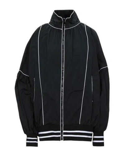 Shop Frankie Morello Woman Jacket Black Size Xs Polyester