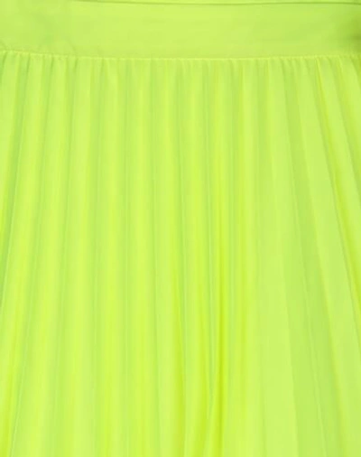 Shop Valentino Garavani Woman Midi Skirt Yellow Size 6 Polyester