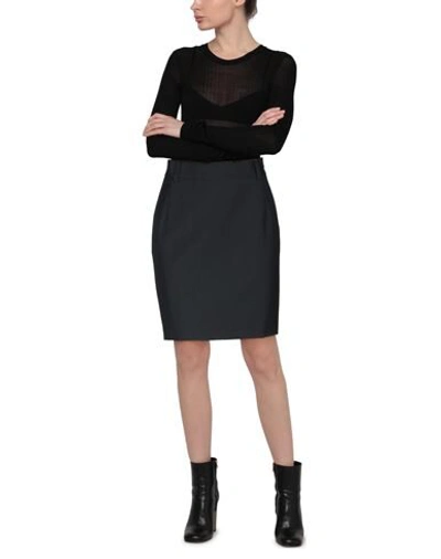 Shop Balenciaga Mini Skirts In Black
