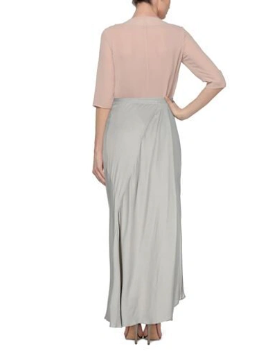 Shop Haider Ackermann Long Skirts In Light Grey