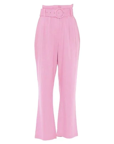 Shop Glamorous Woman Pants Pink Size 8 Polyester, Cotton