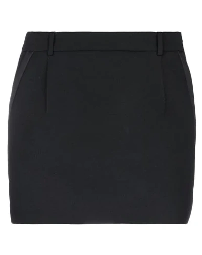 Shop Saint Laurent Mini Skirts In Black