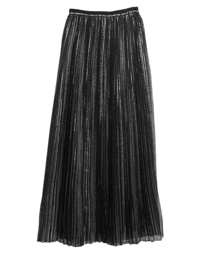 Shop Frankie Morello Long Skirts In Black