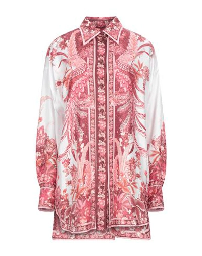 Shop Zimmermann Shirts In Maroon