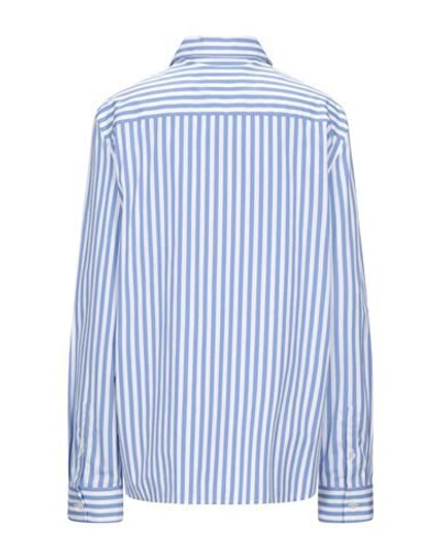 Shop Jil Sander Striped Shirt In Azure