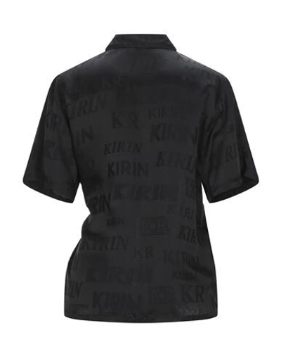 Shop Kirin Peggy Gou Woman Shirt Black Size 6 Acetate, Viscose