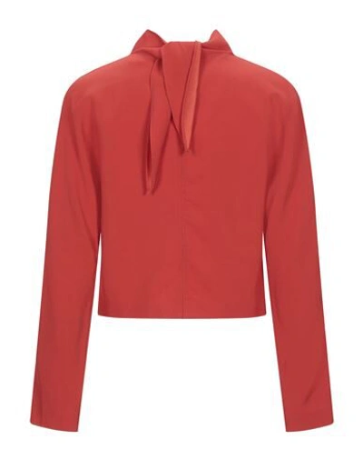 Shop Diane Von Furstenberg Blouses In Red